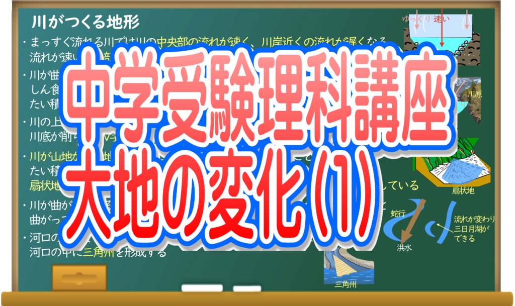 中学受験理科講座 大地の変化 1